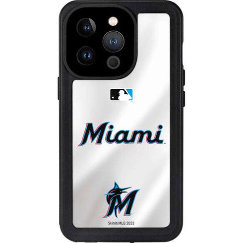 MLB Miami Marlins Home Jersey iPhone 15 Pro Waterproof Case